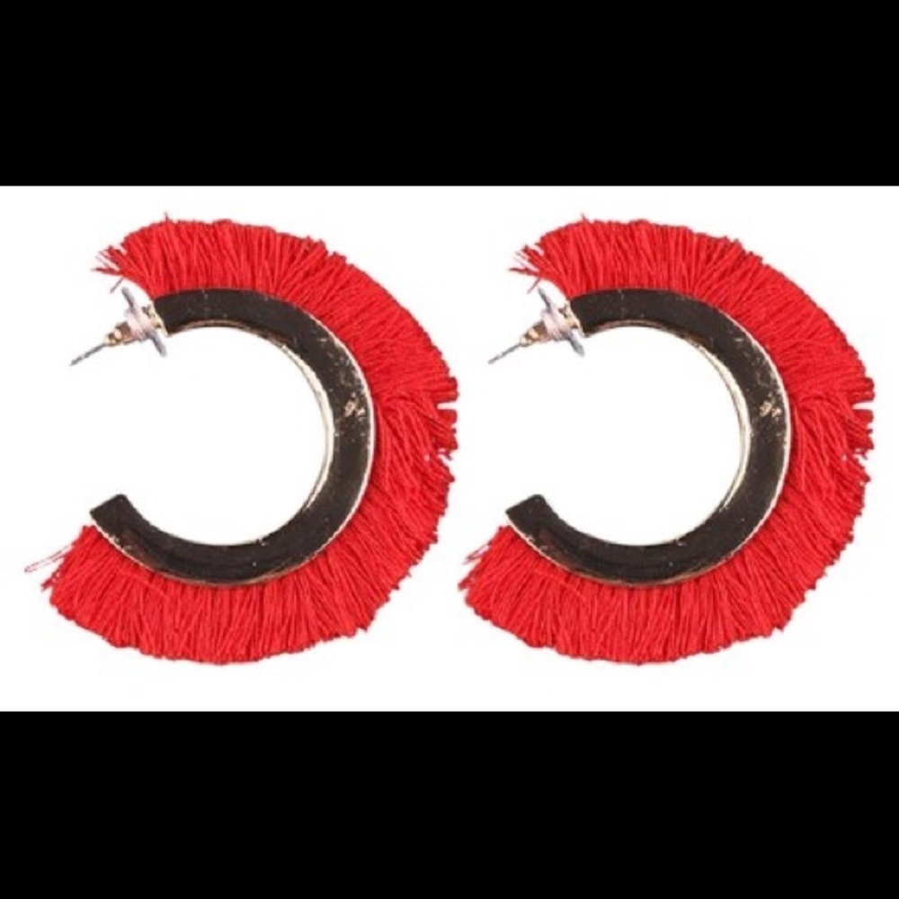 Red Ribbon Hoops - Picture 2 of 2